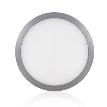 Holux Modern LED Light Up Outdoor Wall Furniture Lamp IP66 IK10 Bulkhead Round 2CCT Sensor Waterproof Exterior Ceiling Lighting