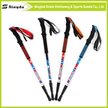 high quality Carbon Fiber nordic walking stick,expandable trekking stick,telescopic trekking poles