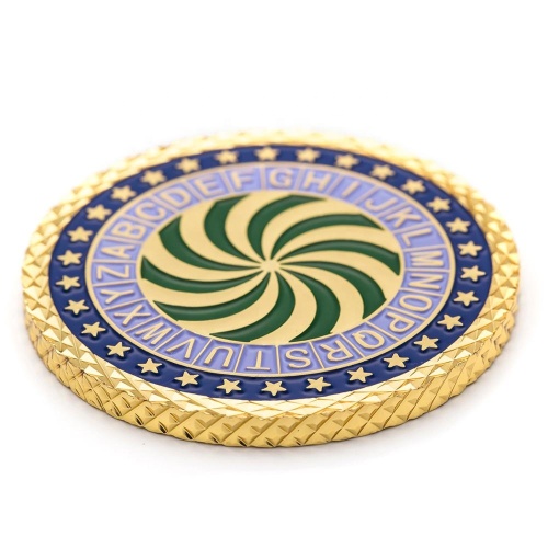 Custom Good Quality Challenge Gold Coin