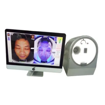 Mirror skin analyser face scanner 12mp skin tester machine