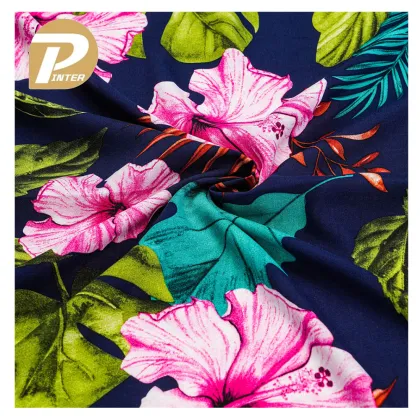 Wholesale Custom Printed 100% Rayon Woven Viscose Fabric