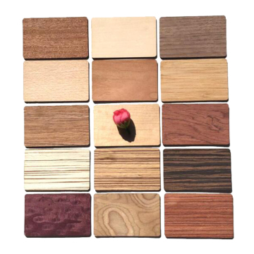 Proximity RFID NFC Wood Card Wallet for Environmental Access Control