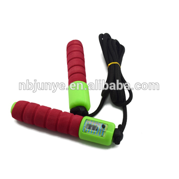 Eco-friendly material jump rope with foam handle