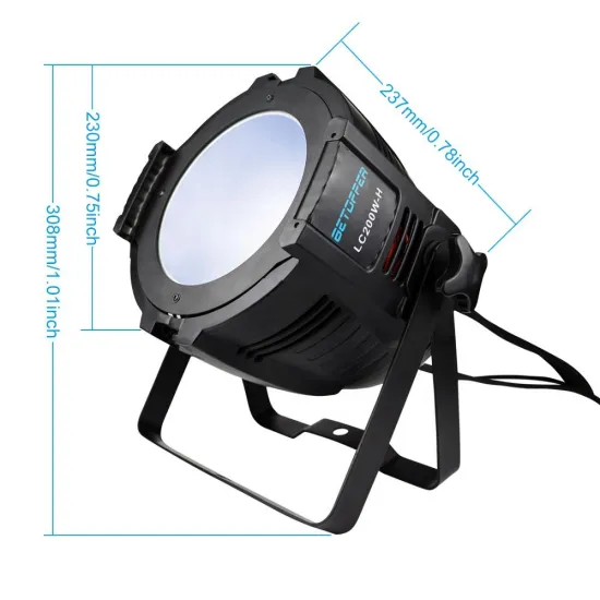 BigDipper Stage lighting equipment 200w LED cob 3 in 1 RGB led par light with 92 CRI for wedding studio DJ Party projector