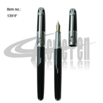 Eching Pattern Elegant metal Fountain Pen