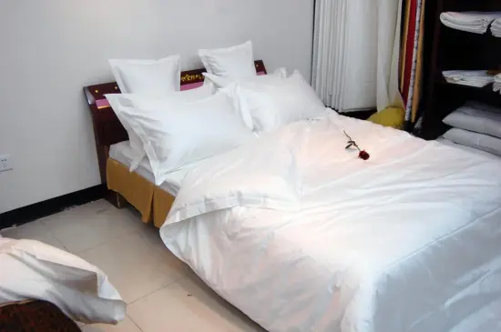 Hotel luxury bed sheet