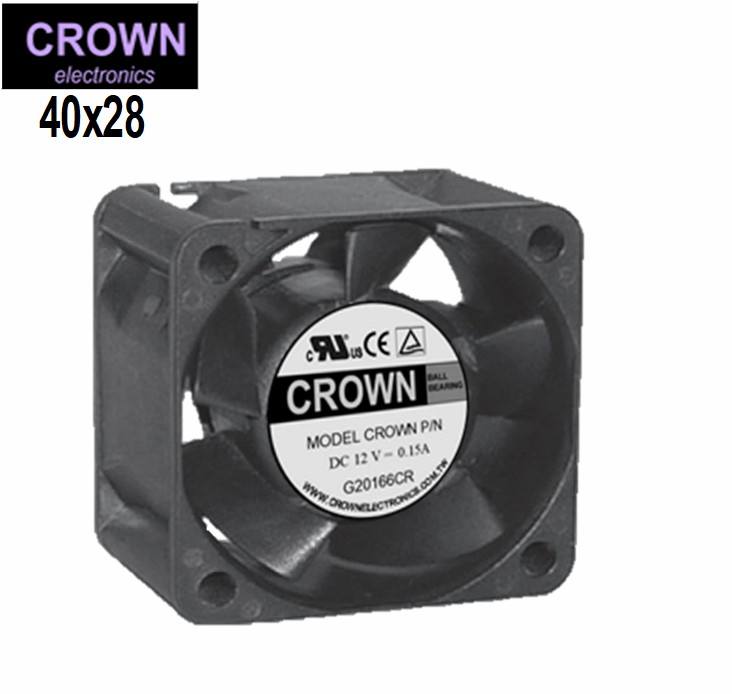 Crown 4028 DC Axial Lüfter DC 12V 24V DC -Lüfter