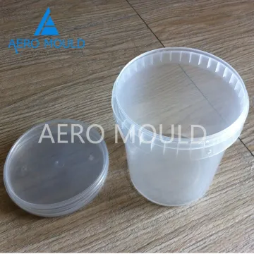 Disposable transparent plastic cylinder container mould
