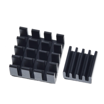 TZT 1 Set = 2 PCS Raspberry Pi 3 Heatsink Aluminum Cooling Kit for DIY