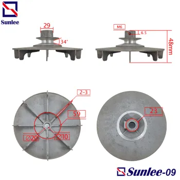 Twin-tub Washing machine Aluminum Pulley Diameter60mm