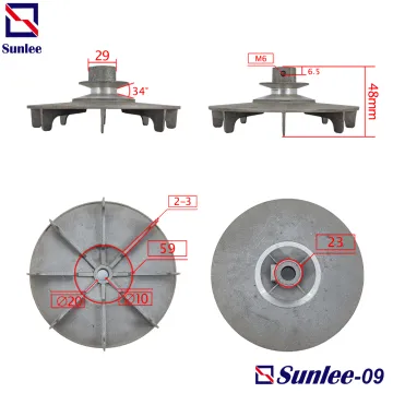 Twin-tub Washing machine Aluminum Pulley Diameter60mm