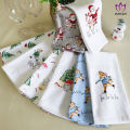 Christmas series printed cotton towels