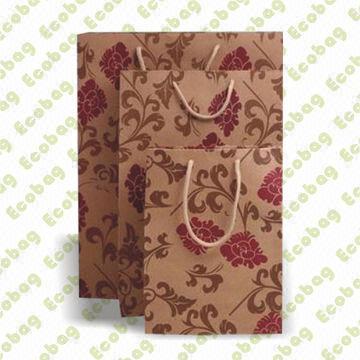 Eco-friendly Paper Bag, Customized Designs about Materials, Sizes and Printings are Accepted