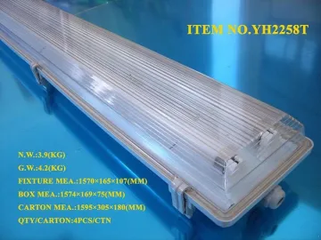 illuminative fluorescent lighting fixture IP65