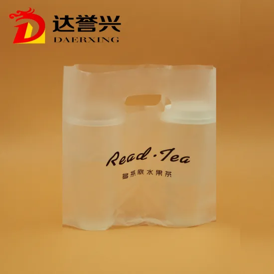 Clear HDPE Die Cut Bag for Beverage