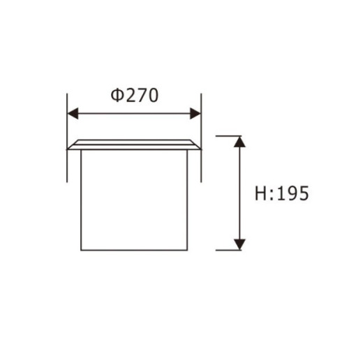 LEDER Pathway Gebruikte 50W LED-inbouwlamp