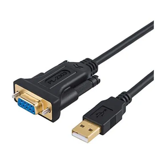 RS232/PL2303 Adapter Serial Chipset DP9 to USB driver-Cable