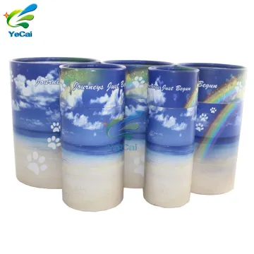 Free sample biodegradable cardboard round macaron packaging firework paper tubes