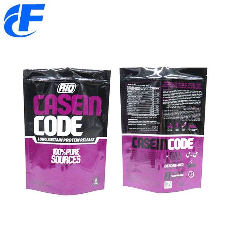 1kg whey Protein Stand Up Pouches With Zipper