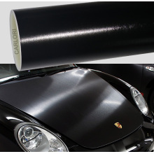 Bürste metallisches schwarzes Auto Wrap Vinyl
