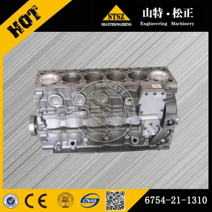 Komatsu engine SAA6D107E-1H-W cylinder block 6754-21-1310