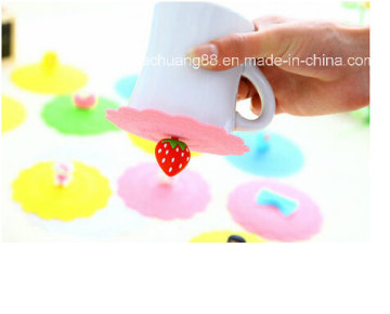 New Products Wholesale Plastic Cup Tea Cup Lid/Silicone Coffee Cup Cover