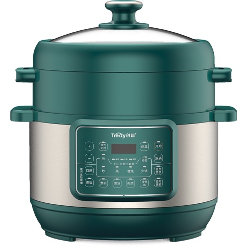 5.5l panela de chapéu duplo de boa qualidade cozinha elétrica panela multi-pressão panela quente a vapor azul