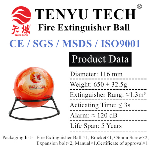 Bola de extintor de incendios de seguridad automática con CE/MSDS