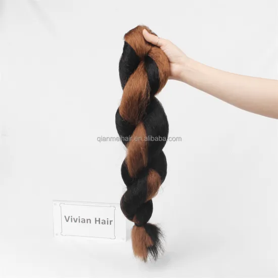 Vivian's 100% Kanekalon Platinum Fiber Human Hair Extensions: Kinky Curly Bulk Marley Afro Kinky Hair