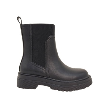 High Quality Durable Leather Fashion Combat Boots for Women