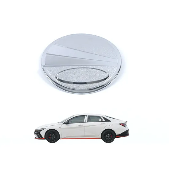 OEM Chrome Plated ABS External Accessories for 2021 Hyundai Elantra Fuel Tank Cap Decoration