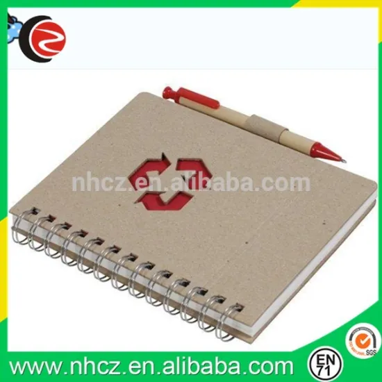 Kraft coil notebook
