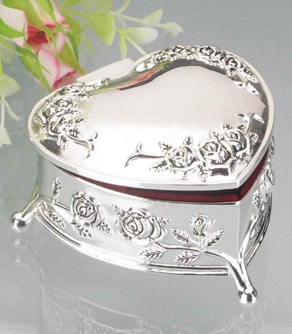 OEM Designed Exquisite Europea-Style Metal Jewelry Case, Jewelry Box