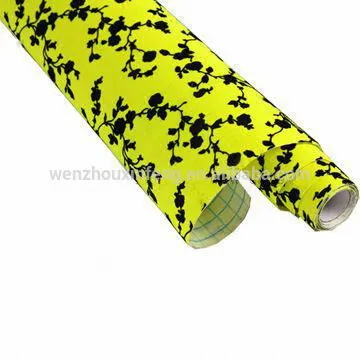 self adhesive film flock adhesive contact paper