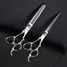 Professional 6.0 inch Japan Barber Hair Scissors Hairdressing Shears Cutting Thinning Scissors