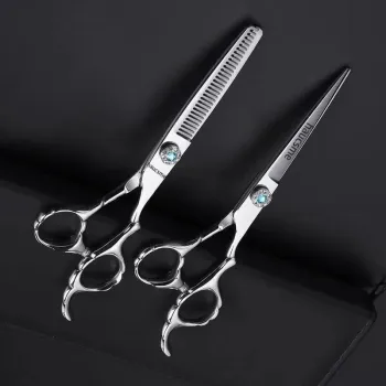 Professional 6.0 inch Japan Barber Hair Scissors Hairdressing Shears Cutting Thinning Scissors