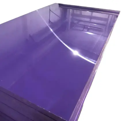 Purple PC Sheet for Industrial Precision Applications