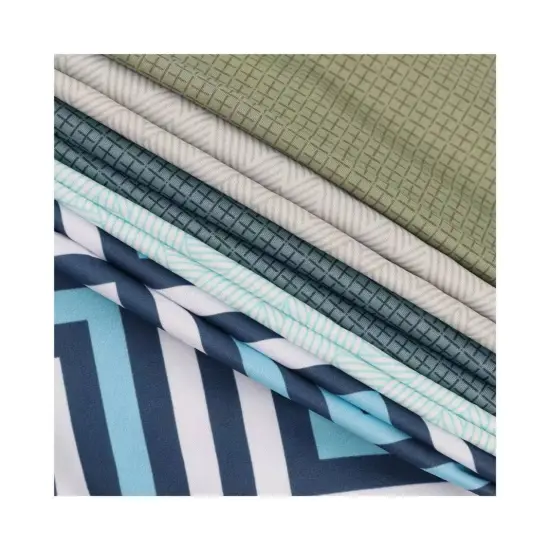 UPF 50+ Cool Feeling 70D Poly Spandex Single Jacquard Polyester for Outdoor Sun Protection Apparel