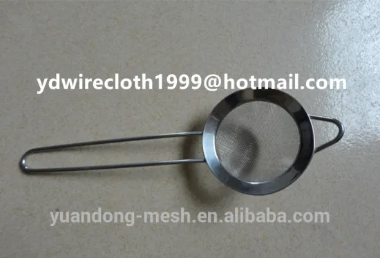Stainless steel wire mesh colander strainer supplier