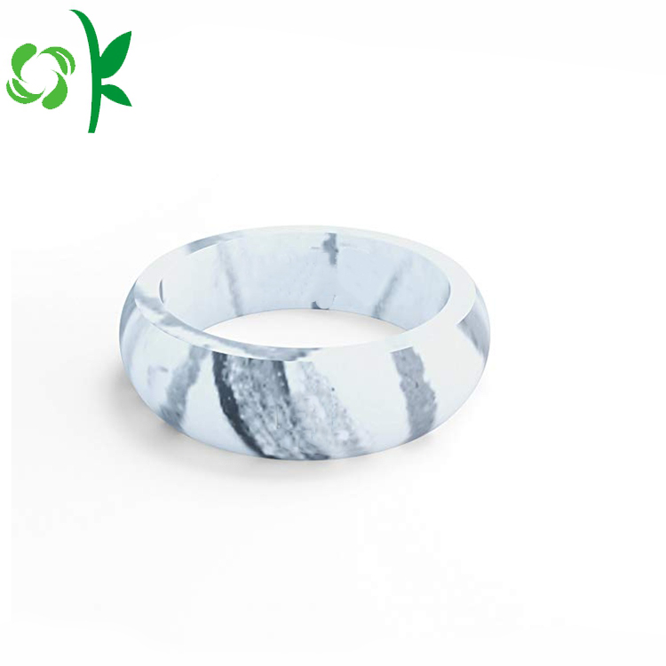 Beautiful Silicone Mixing Color Ring Hot-sales Wedding Rings