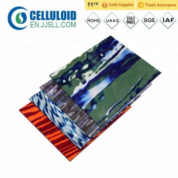 Colorful celluloid sheet for drum wraps musical instrument