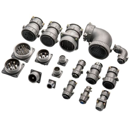 Conector circular de enchufe de enchufe de aviación de la serie P Serie