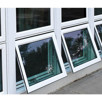Hurricane Resistant Aluminium Awning Window with Tempered Glass - New Design