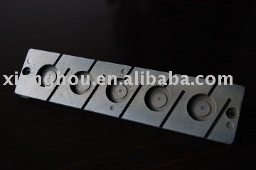 mould for lollipop candy depositing line