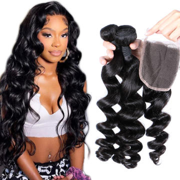 Wholesale bon jan kalite segondè ak po curly 100% anvan tout koreksyon