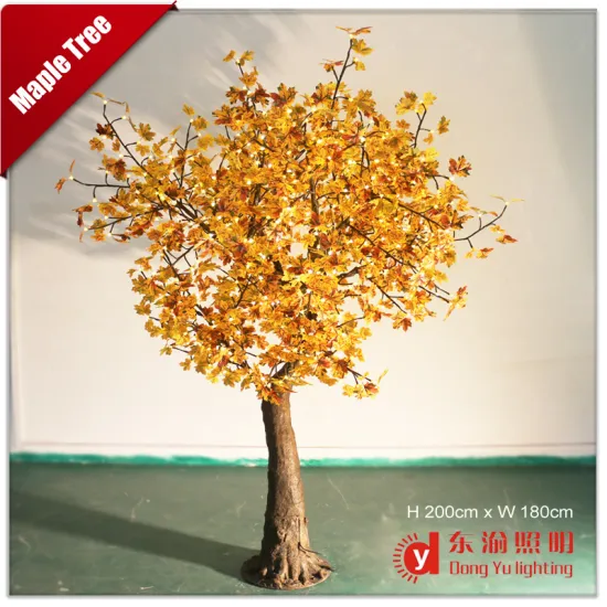 high simulation outdoor led lighted trees/MAPLE trees for garden decorations