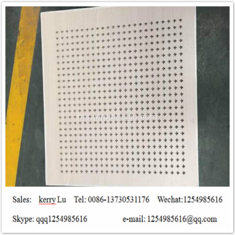 Mesh Rectangle Hole Sheet Metal Lembaran