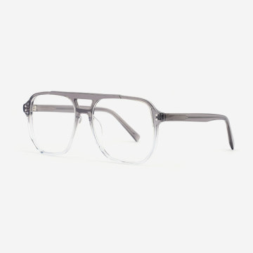 Geometric oversize l Acetate Men's Optical Frames 21A3112