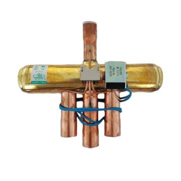 New 4-Way Reversing Coil Valve: Essential Gas-Electric Part for Outdoor Refrigerators and General Household Use
