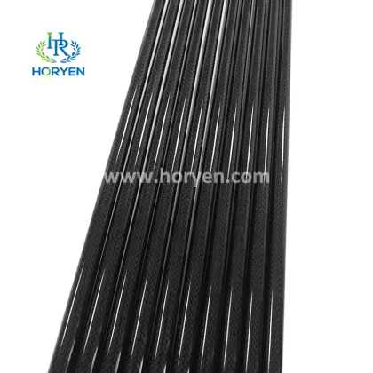 OEM black carbon fiber ski pole with logo